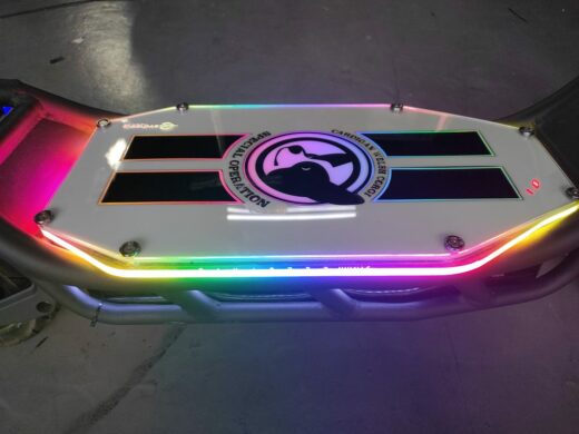 Deck Cover for All scooters – Custom Design – LED 3D (Ultra Bright)